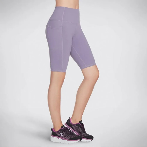 Skechers Pants - Skechers GO WALK HW 10 Inch Purple Bike Short
